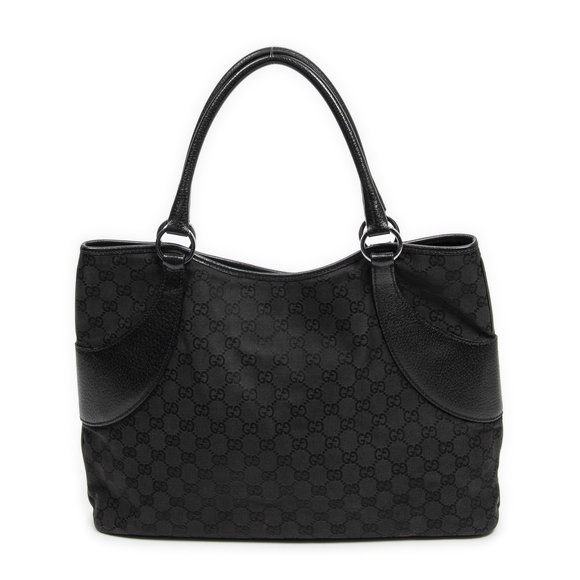Gucci Bags Gucci Large Tote In Black Monogrammed Canvas Poshmark